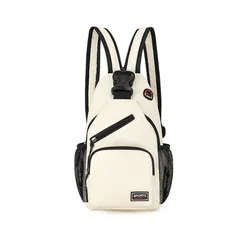 Backpack Unisex Single Shoulder Messenger Bag Multi-Function Chest Bag Oxford Cloth Backpack Multi-Back Leisure Bag Travel Bag