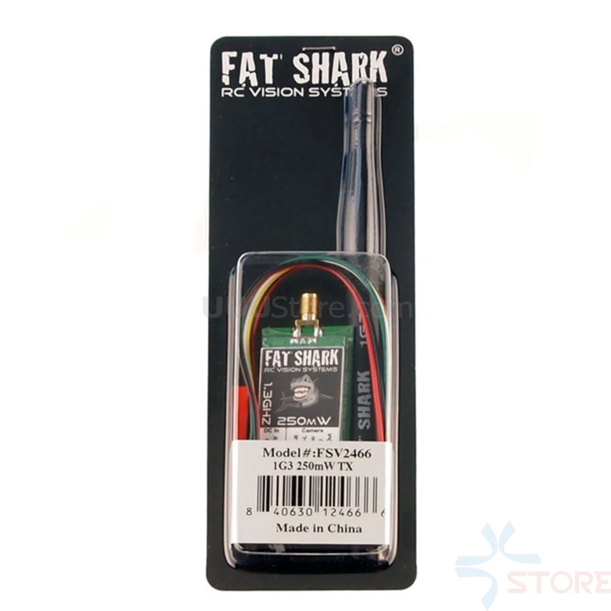 Видеопередатчик Fat Shark FSV2466 1G3 250 мВт VTX 1 3 ГГц 8Ch видео 5 в TX NTSC/PAL Fatshark|Детали и