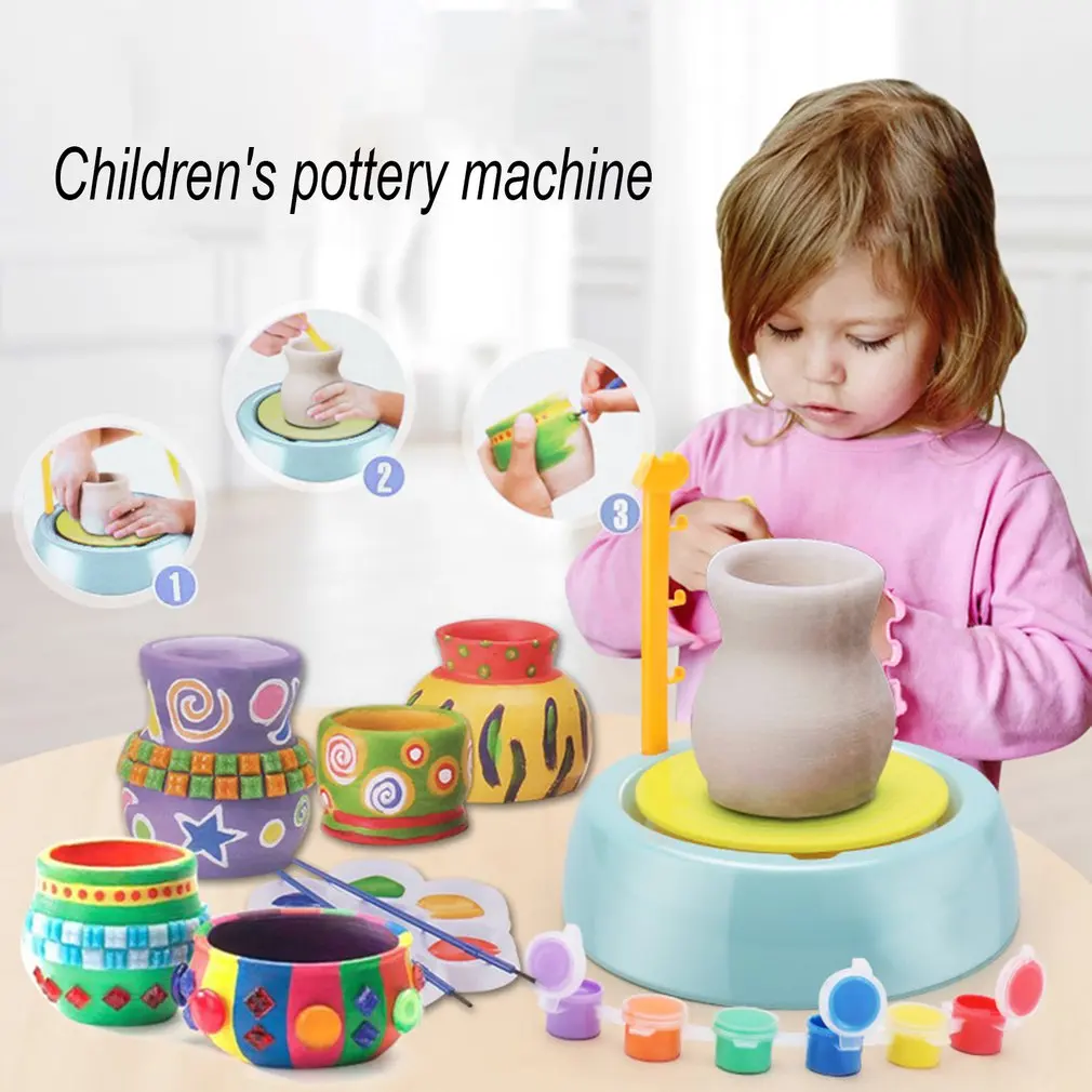 Electric Ceramic Toy Clay Children'S Educational Toys Children'S Ceramic Machine Diy Handmade Toy Creative Gifts