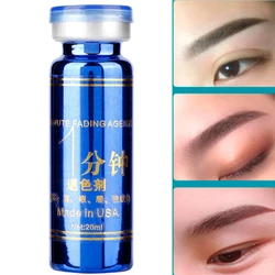 Makeup Pigments Cleaner Semi Permanent Makeup Pigment Correction Liquid Color Fading Eyebrow Remover Agent Cosmetic Cleaner 20ml