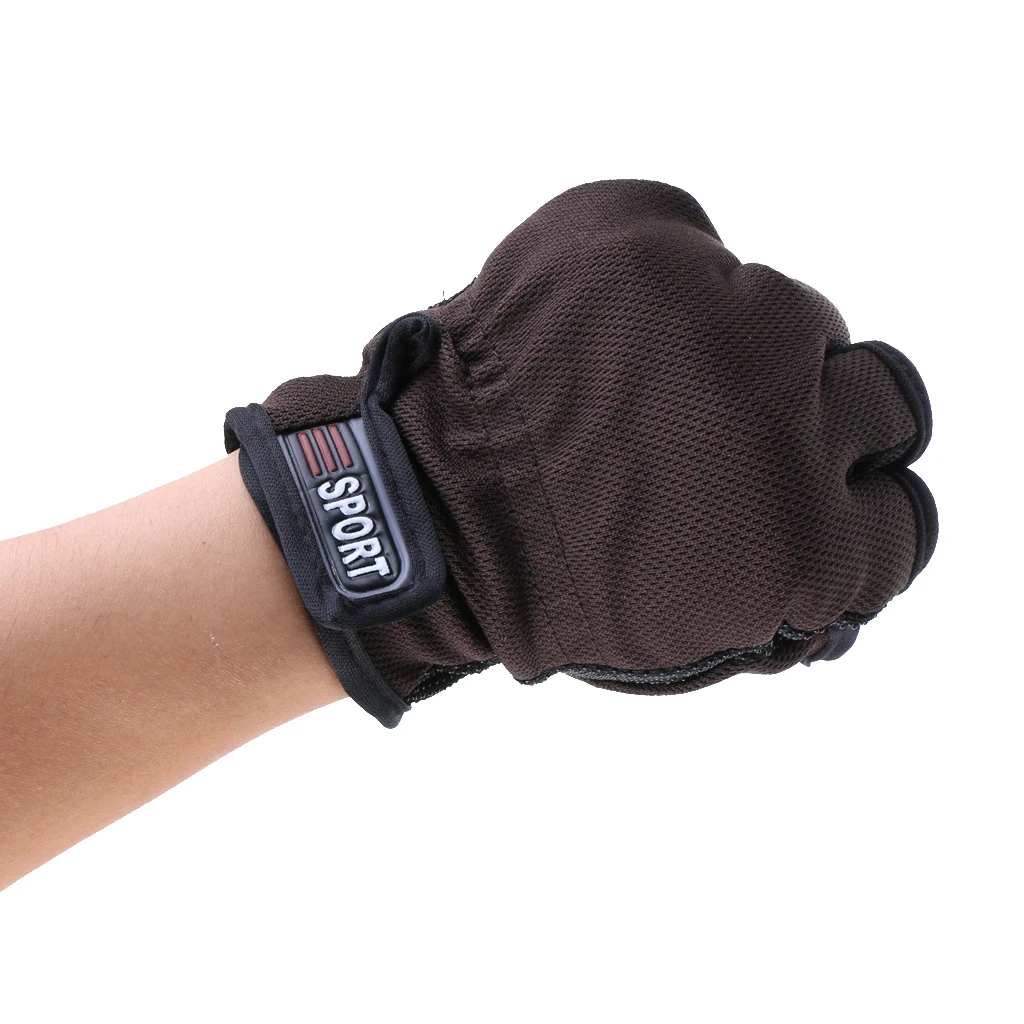 1 Pair Anti Slip 3 Low Cut Finger Fishing Gloves With Adjustable Wrist Strap Fishing Gloves for Fishing Camping 