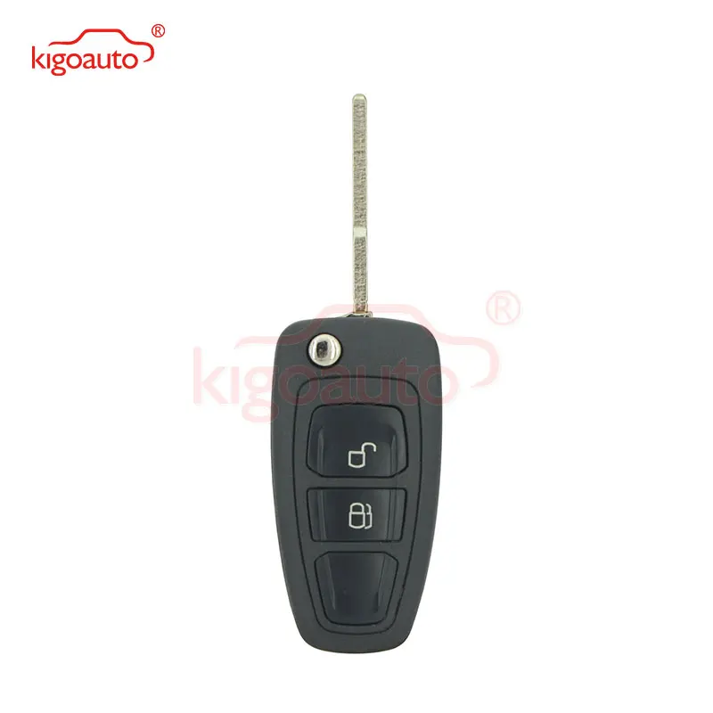 Kigoauto 5WK50165 Car Remote Flip Key 2 Button 434mhz FSK 4D63 Chip For Ford Ranger 2011 2012 2013 2014 2015