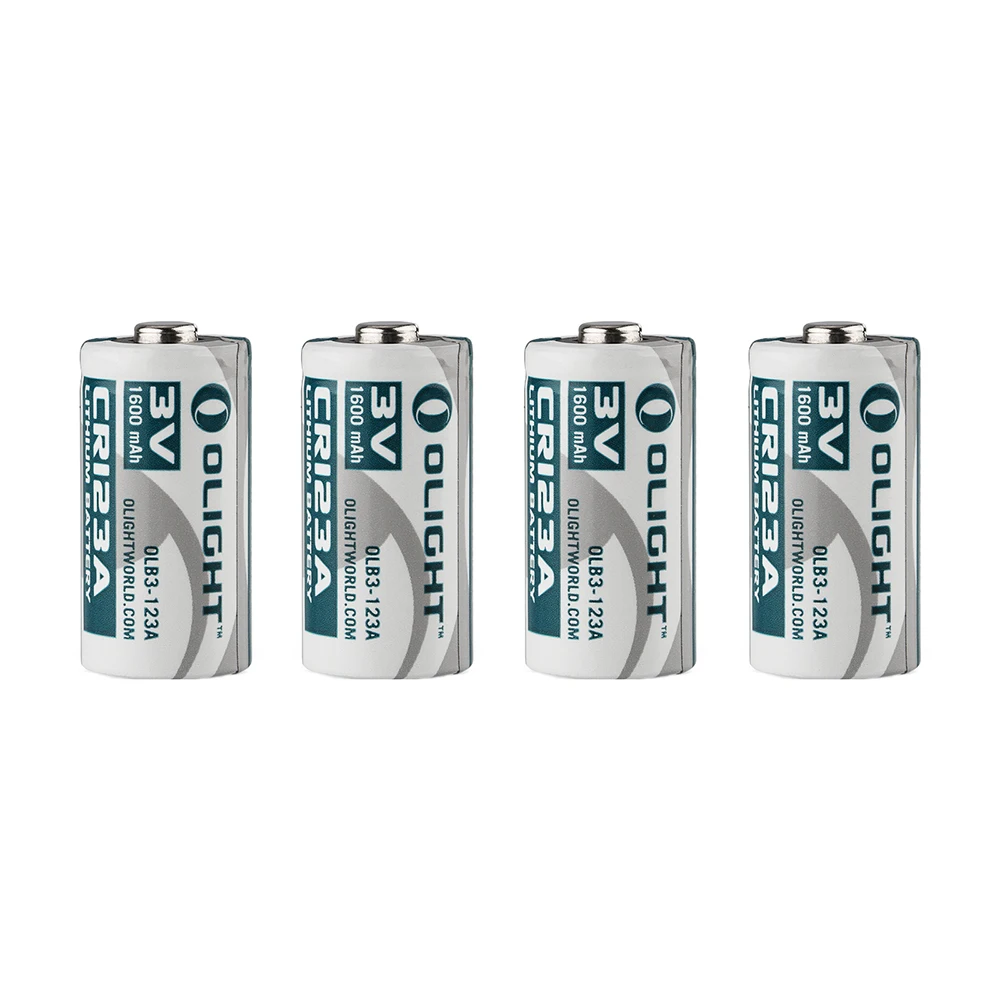 Pile CR123A 1600mAh 3V Lithium Olight pour Alarme et détecteur de