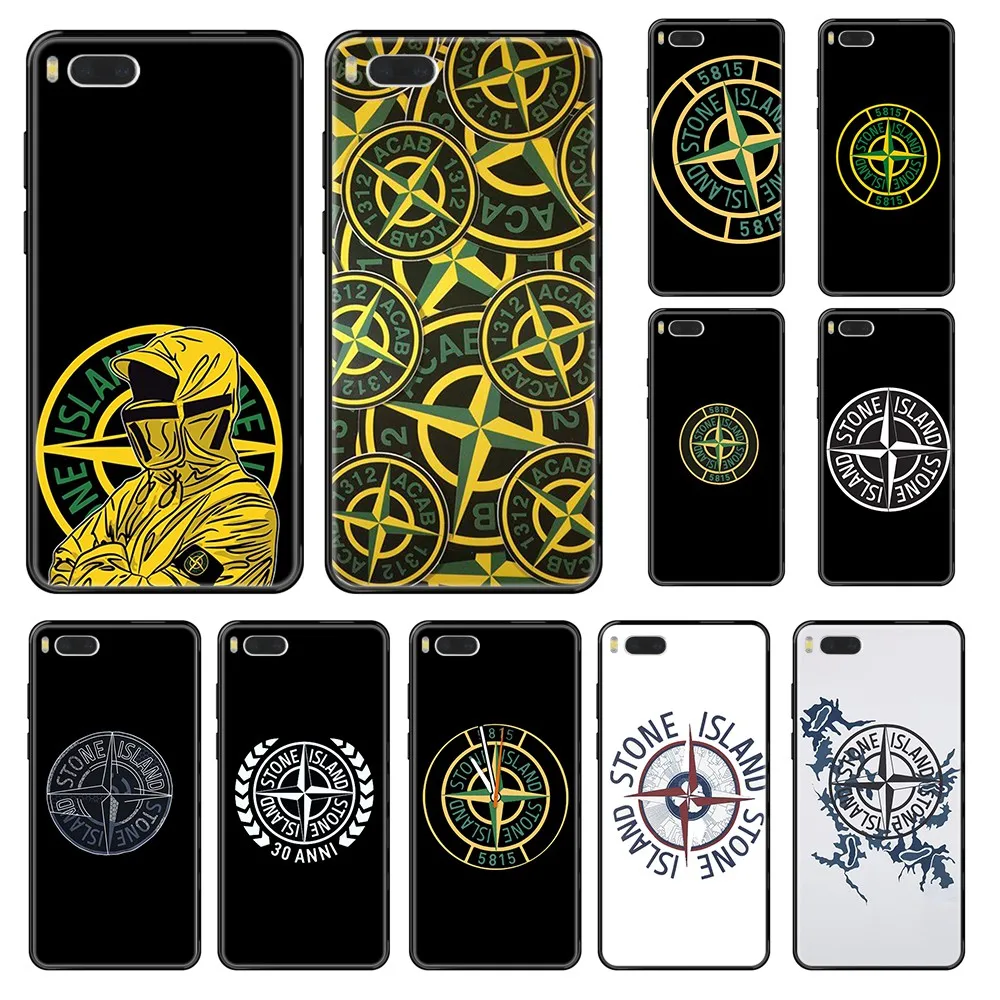 

Italy island and stone fashion soft bumper shell black Phone case For Xiaomi Redmi Mi 3 5 6 8 9 A1 2 Max3 Mix2 X SE Lite Pro