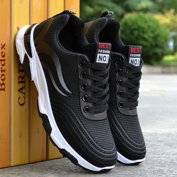 

2019 New Trend Hot Sale Adult Breathable for Mens Running Shoes Sports Outdoor Comfortable Sneakers Athletic Zapatos De Hombre