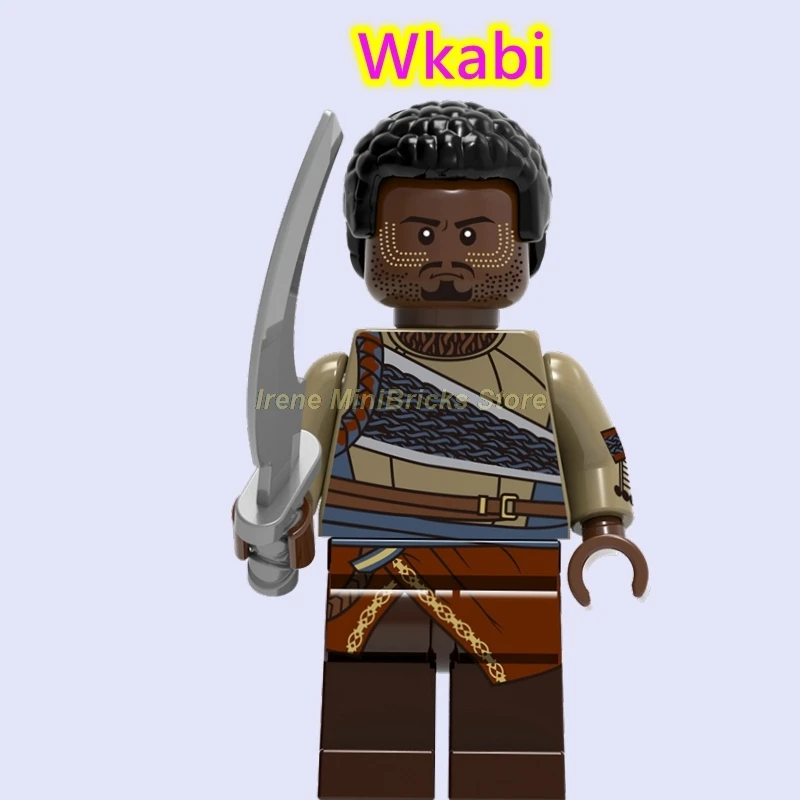 Черная пантера Erik Killmonger Okoye Мстители Endgame танос Супер Герои строительные блоки Марвел Капитан - Цвет: Wkabi