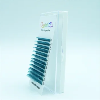 

QUXINHAO Eyelash Extensions 0.07/0.10mm D Curl High Quality Synthetic Hair mix length 8-14mm Eye Lash Extension Supplies