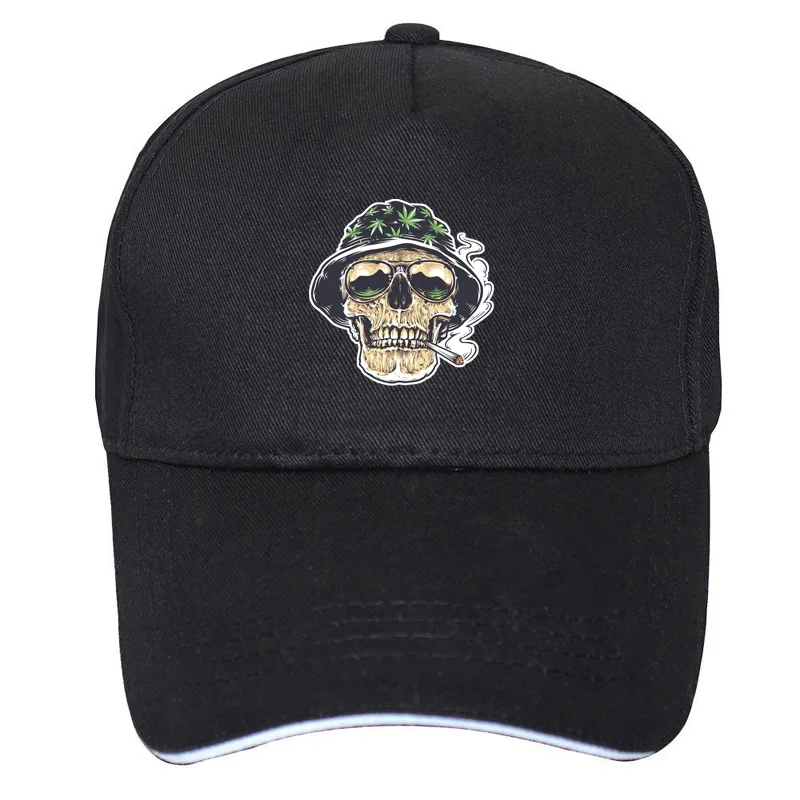 reggae rasta skull smoke jamaica music fashion men women unisex hat