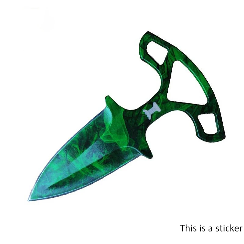 13cm Car Stickers for CSGO Knife Skin Graphics Waterproof Decals