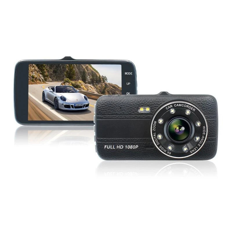 

Multifunctional Driving Recorder Dual Lens 3.8/4 Inch Ips Wide Wide Angle HD 1080p With Night Vision Fill Light