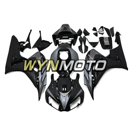 Полный ABS пластик инъекции мотоцикл для Honda CBR1000RR 2006 2007 cbr 1000 06 07 Черный Серебряный серый мотоцикл кузова