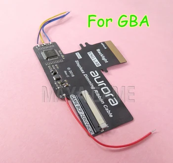

10pcs/lot LCD Backlight Kit Model for GBA Screen Pleating Adapter Cable Game Console 2019 Stepless Dimming Plate Free 32pin40Pin