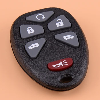 

Keyless Entry Remote 6-Buttons Key Fob Transmitter Replacement KOBGT04A 15114376 fit for Buick Terraza Chevy Pontiac Montana