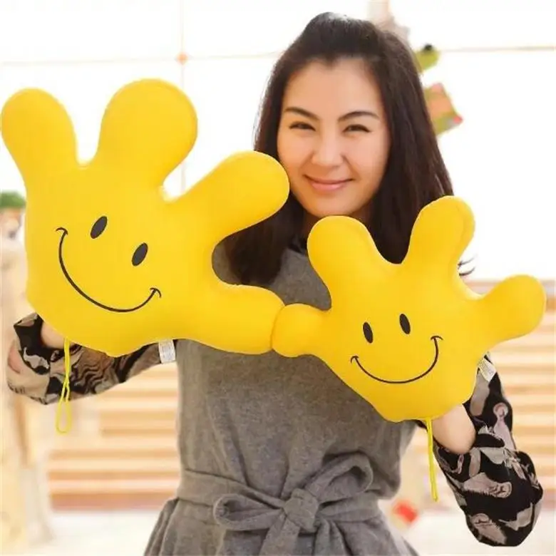 

Cartoon Cute Model Large Size Palm Gloves Plush Pillow Stage Performance Props Parent And Child Game Toy Gift