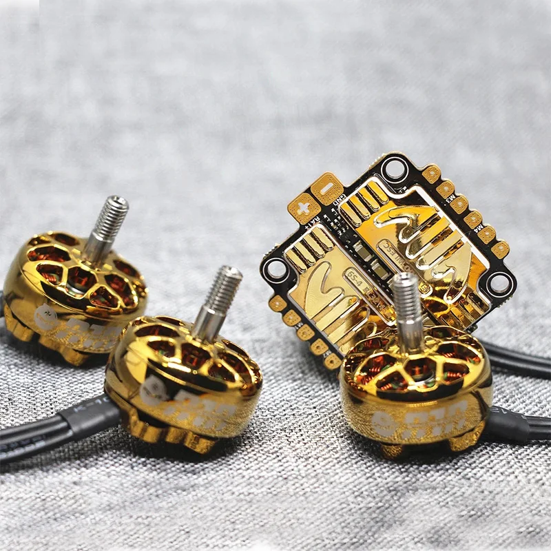 

FLYWOO POWER COMBO N2207 2207 2-6S FPV Brushless MOTOR for RC & 50A PRO ESC BLheli_32 2-6S 4 in1 Brushless ESC Support Telemetry