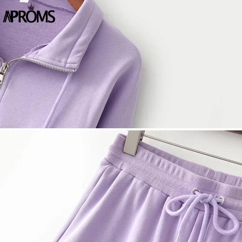 Летний однотонный спортивный костюм Aproms из хлопковой смеси худи и шорты Женский