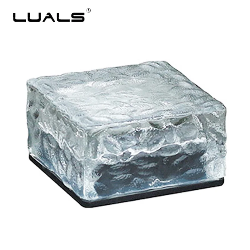 

Outdoor LED Solar Underground Lights Glass body Brick Solar Buried Floor Light Waterproof Garden Path Ground Lamps Lawn Lights