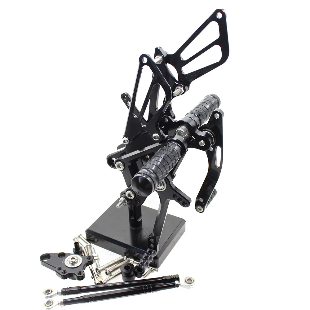 Для Honda CBR1000RR 2004-2007 CNC регулируемая подножка для ног Педаль Peg Rearset задний Набор
