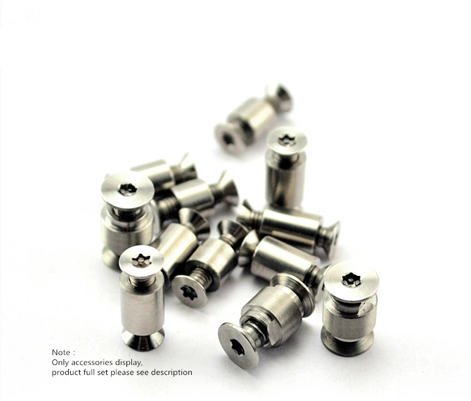 1 Set Replacement TC4 Titanium Alloy Screws For Spyderco C81 Paramilitary 2 Knife Accessories Spindle Support Shaft Knife Shaft