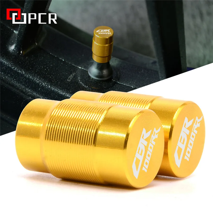 

Pair Tires Valves Tyre Stem Cover Air Caps Airtight Theftproof Wheel Universal For Honda cbr1000rr CBR 1000RR CBR 1000 RR