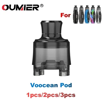 

Original Oumier Voocean 80 Pod W/ 0.2ohm/0.8ohm Coils 4ml Capacity Fit Oumier Voocean 80W Pod Kit Electronic Cigarette Atomizer