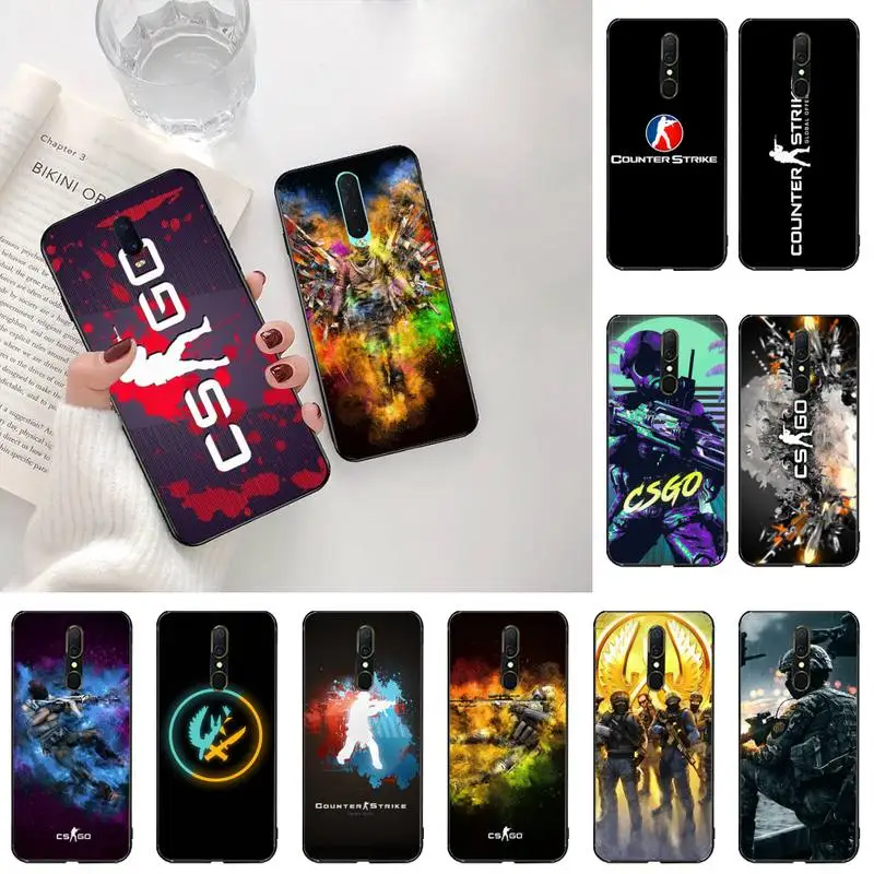 YJZFDYRM Counter Strike CS GO окрашенная фотография для Oppo A5 A9 2020 A5S Reno2 z Renoace 3pro Realme5Pro |