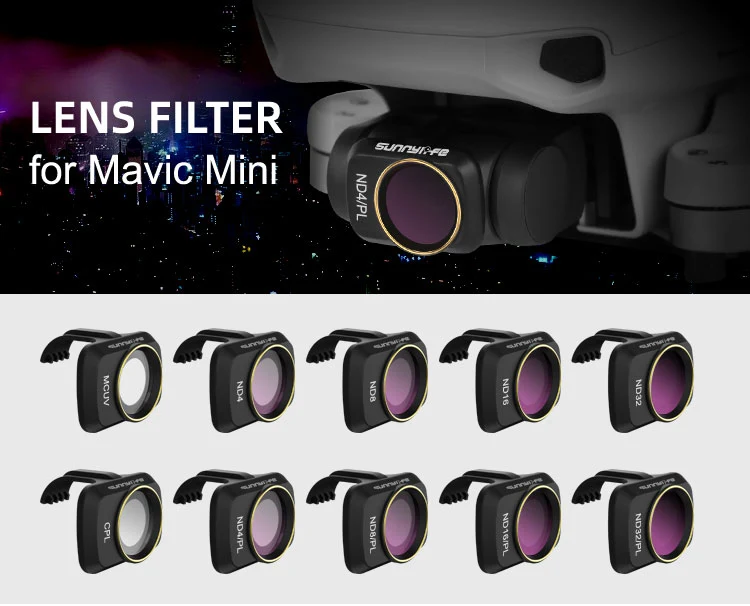 Lens Filters For DJI Mavic Mini 1/Mini 2/SE Drone Gimbal Camera