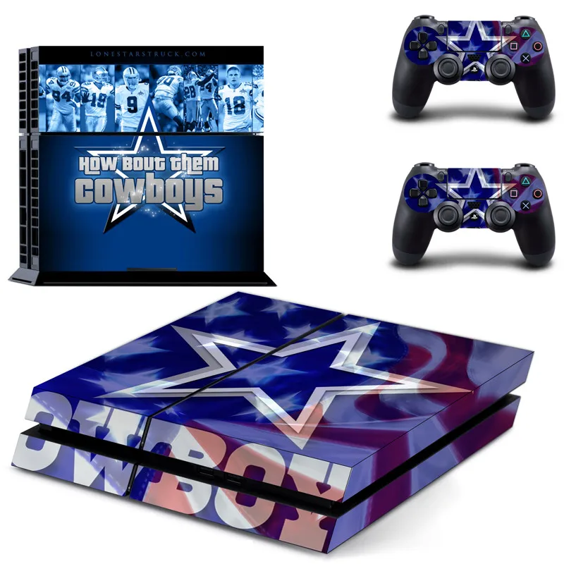 Cowboys наклейка s PS4 виниловое покрытие PS 4 наклейка Play station 4 наклейки Pegatinas для консоли playstation 4 и 2 контроллера