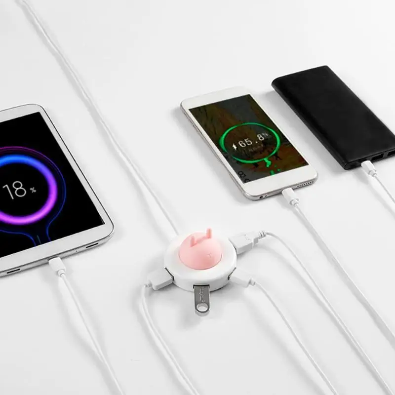 USB разветвитель type C концентратор 2,0 мульти хаб расширитель 4 порта концентратор для ПК ноутбук