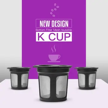 

Refillable Coffee Filter Cup Reusable Coffee Pod Filled Capsule Compatible With Keurig 2.0 1.0 K Cup Coffee Makers 57BF