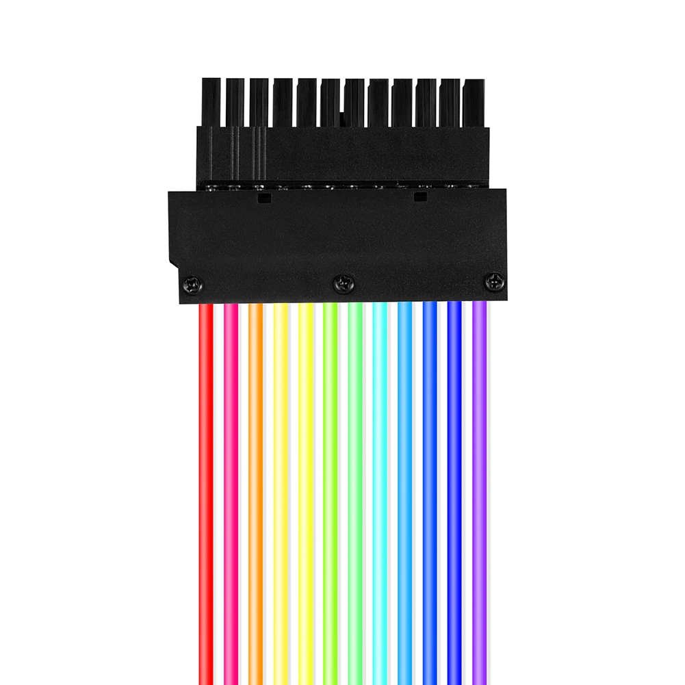 de argb psu rgb atx 24pin pcie