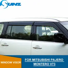 Дефлекторы боковых окон для MITSUBISHI PAJERO MONTERO V73, оконный козырек, дефлектор, защита от солнца, дождя, автомобильный стиль, SUNZ