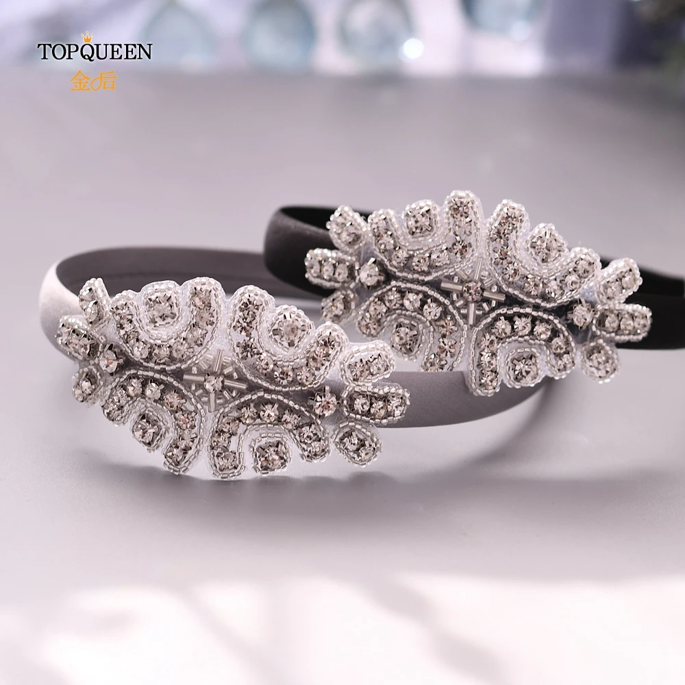 

TOPQUEEN Wedding Hair Accessories Hair Band Head Hoop Wedding Tiara Bridal Headpiece New Arrival Wedding Headbands S03-FG