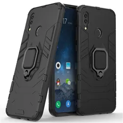Custodia protettiva per telefono Huawei Honor - Anello di sicurezza con supporto magnetico per schede, design resistente agli urti