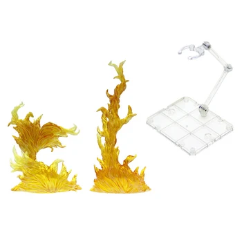 

Flame Scene Model Fire Effect Prop with Bracket for RG HG SD BB 1/144 - Purple