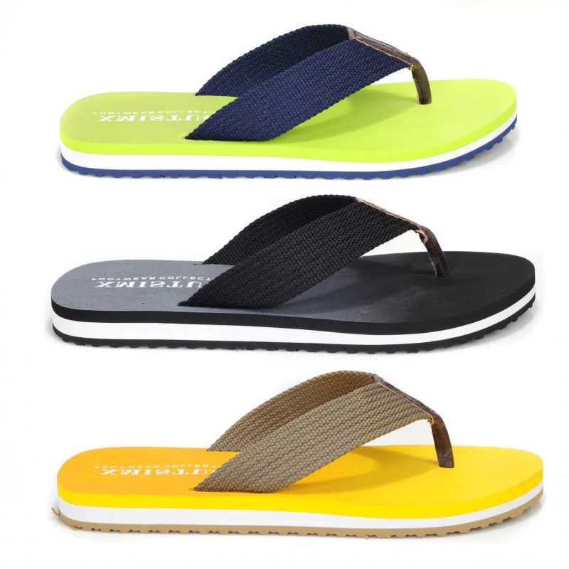 

Korean-style Candy-Colored Flip-flops Gradient Anti-slip Sandals Three-Color Selectable Large Sizes Availiable