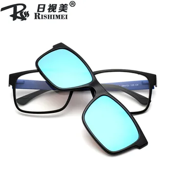 

2019 Myopia tao jing Myopia Polarized Sunglasses Dual-Use Magnet Adsorption Clip Colorful TR90 Glasses