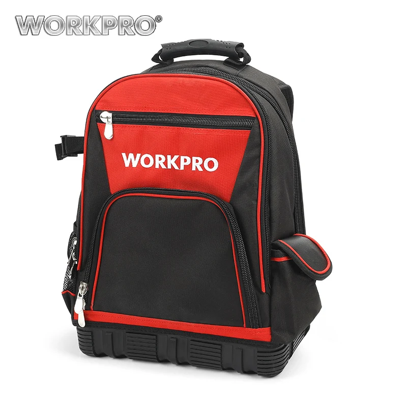 WORKPRO 17 дюймов сумка для инструментов рюкзак для Электрика Сумка Наборы инструментов многофункциональные сумки