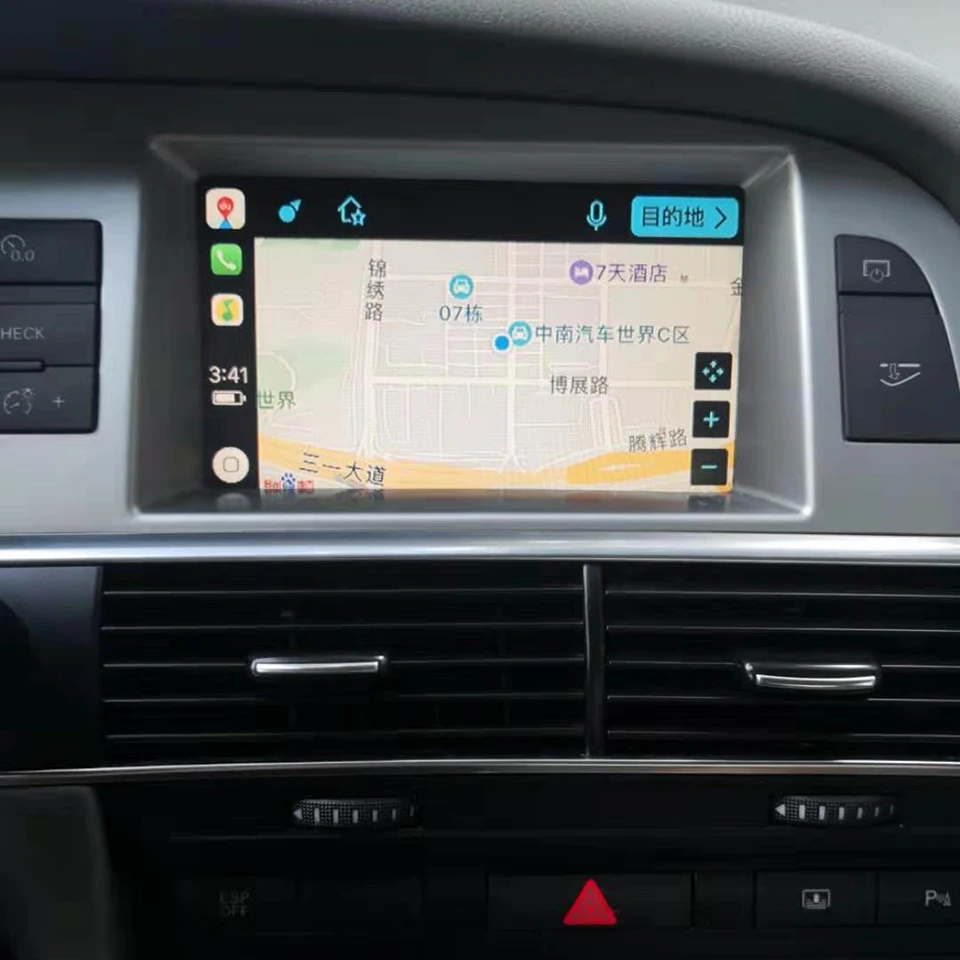 Беспроводной Apple CarPlay Автомобильный видео интерфейс для AUDI 2G MMI система A6 A8 Q7 до 2011