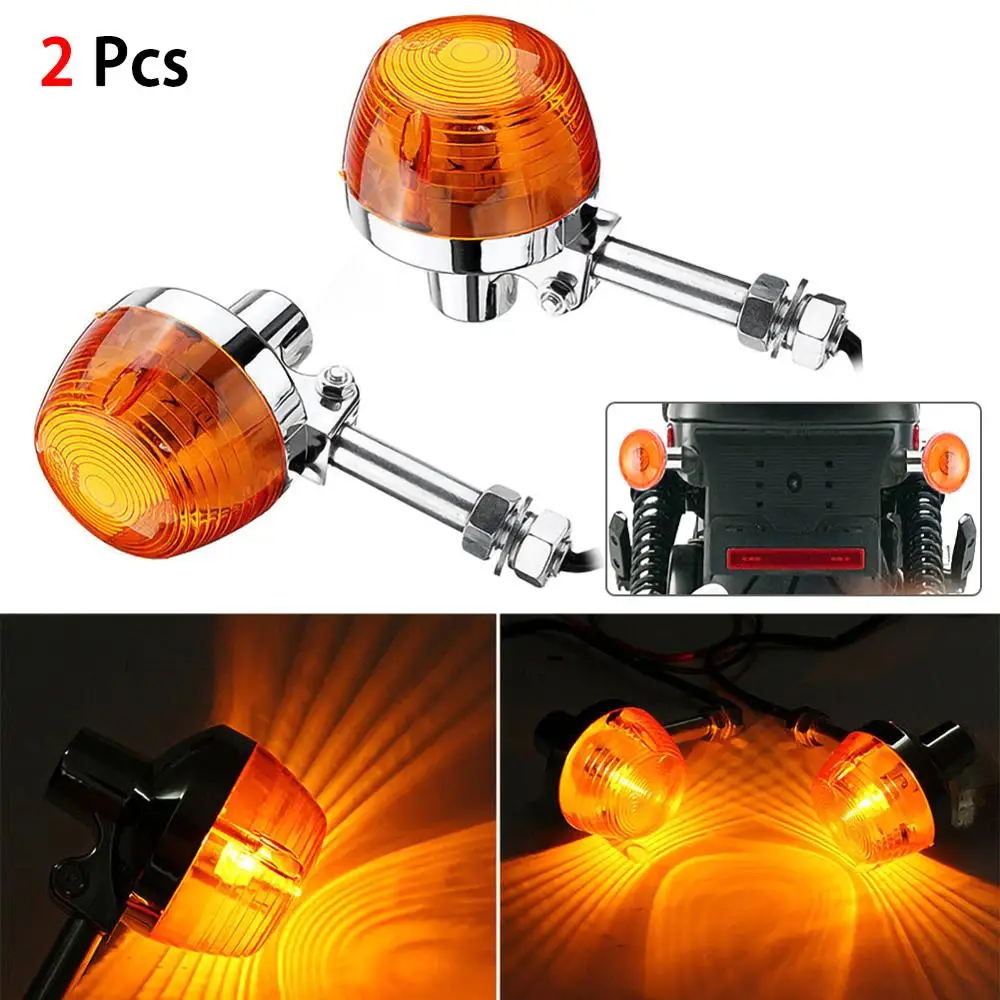 

Newest 2pcs Rear Turn Signals Indicators LED Lights Brake Running Lights Motorcycle Turn led lamp For Honda C70 CT70 CT90 XL100