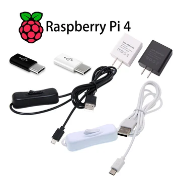 

Raspberry Pi 4 USB Type C Power Adapter USB C Power Charger E US Plug Power Supply for Raspberry Pi 4 Model B Micro USB Adapter