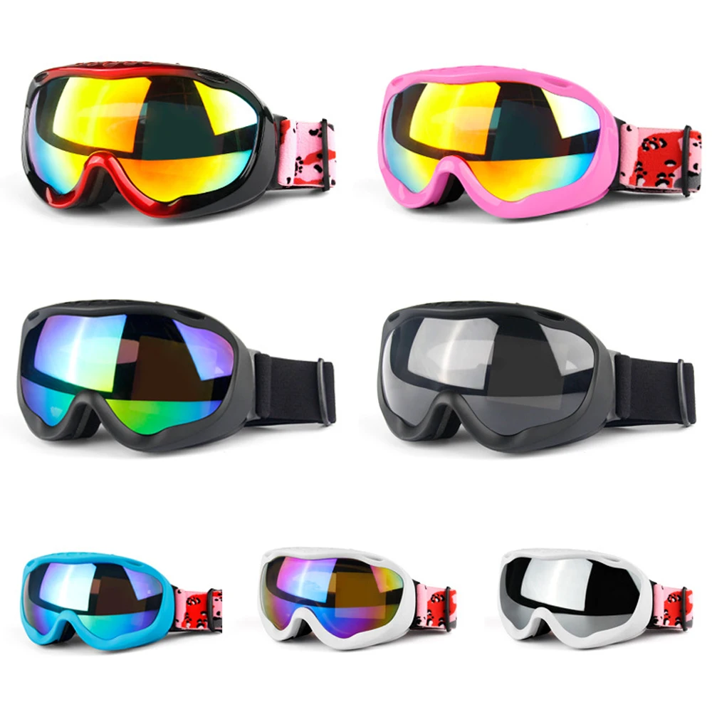 DMAR лыжные очки сферические Анти-туман защита двухслойные теплые большие линзы очки для женщин и детей мужские зимние сноубордические очки