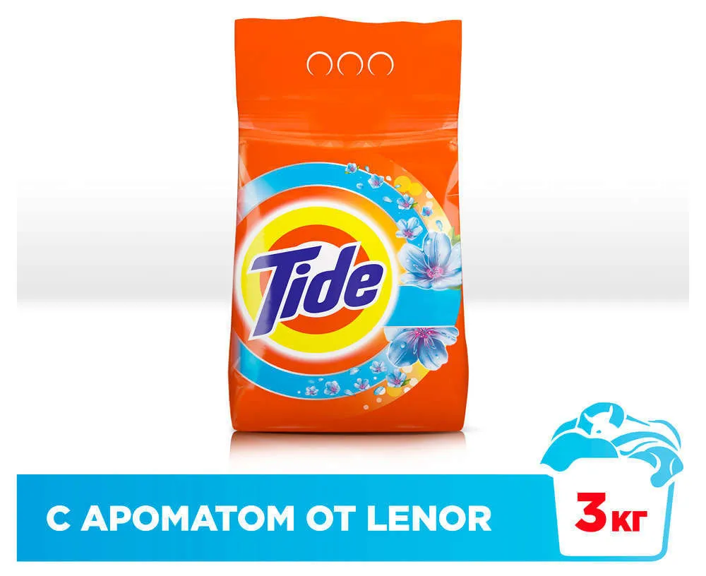 Стиральный порошок автомат «Lenor Touch of Scent» Tide, 3 кг