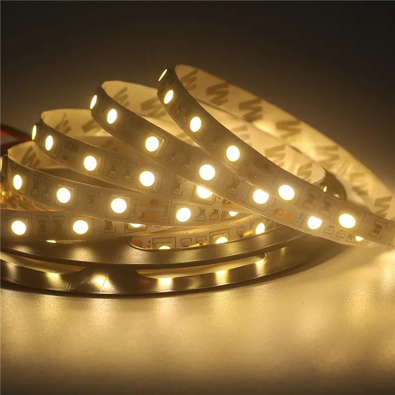 

SMD5050 Chip RGB LED Strip Light Waterproof/Non-waterproof 60/120 LEDs/M DC12V 0.5m-5m Flexible Indoor Outdoor Decoration Lamp