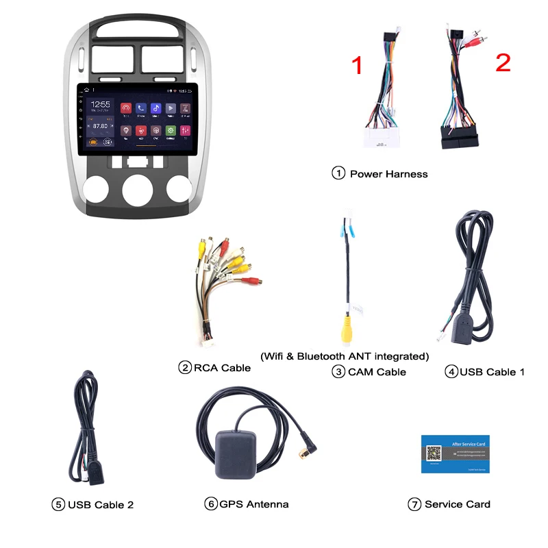 Excellent For Kia Cerato 1 LD 2004-2012 Car Radio Multimedia Video Player Navigation GPS Android 8.1 Navigation 5