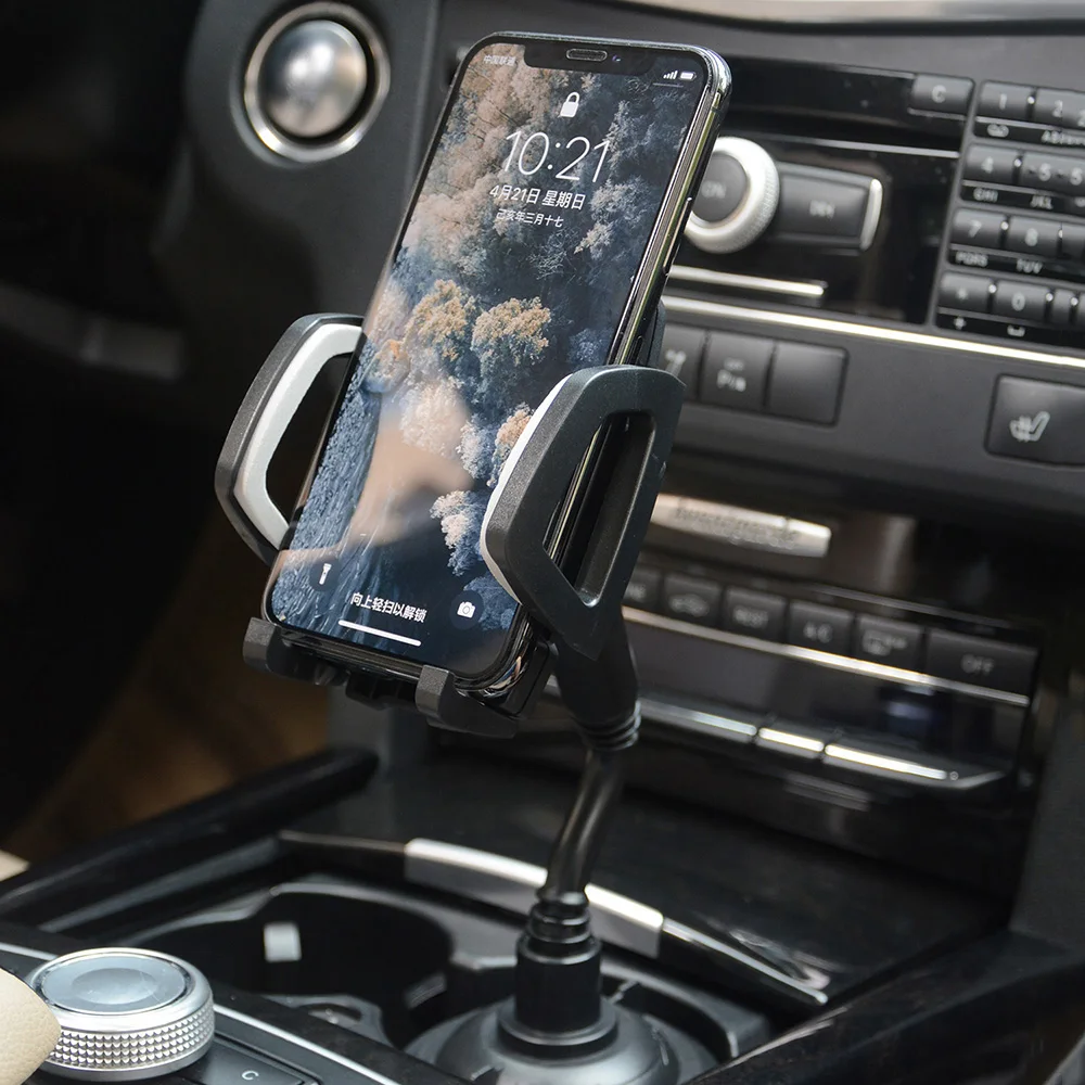 Универсальный 360 ° регулируемый держатель для телефона Автомобильный держатель для чашки подставка для сотового телефона