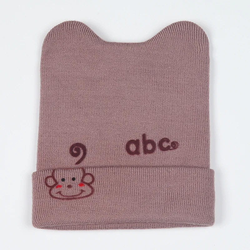 Hot Sale Winter Boys Girls Winter Ear Flap Warm Hat With Scarf Beanie Cap Monkey Kids Winter Cap Children Headwear