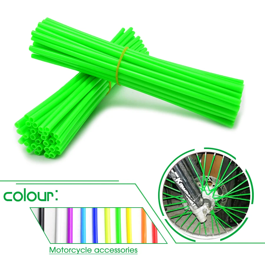 ONE Set of  Wheel RIM SPOKE SKINS COVERS For Dirt Biker For CR YZ RM KX 80 125 250 450 500 CRF YZF RMZ KXF KTM