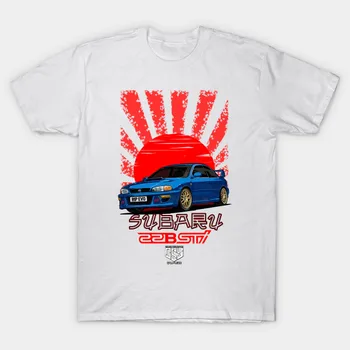 

Men t-shirt Impreza 22B WRX STI R.I.P. EVO (Blue) tshirt Women t shirt