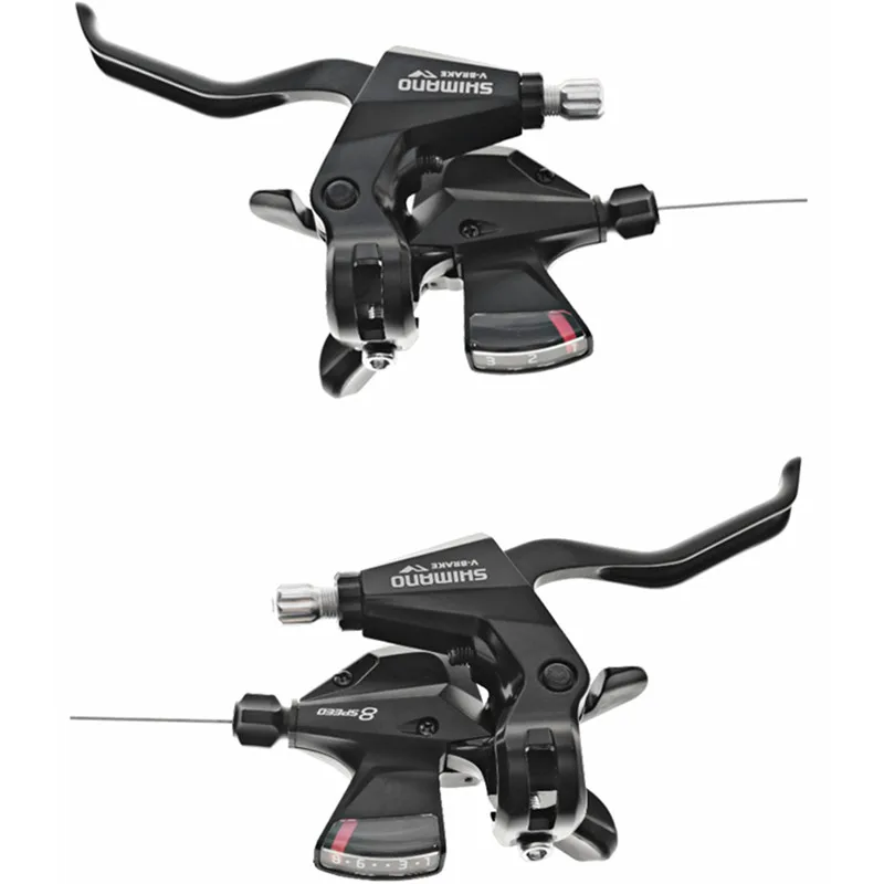 SHIMANO ALTUS ST-M310 относится к 8 S/24 скоростная горная велосипедная передача подключенная Механическая ручка черный